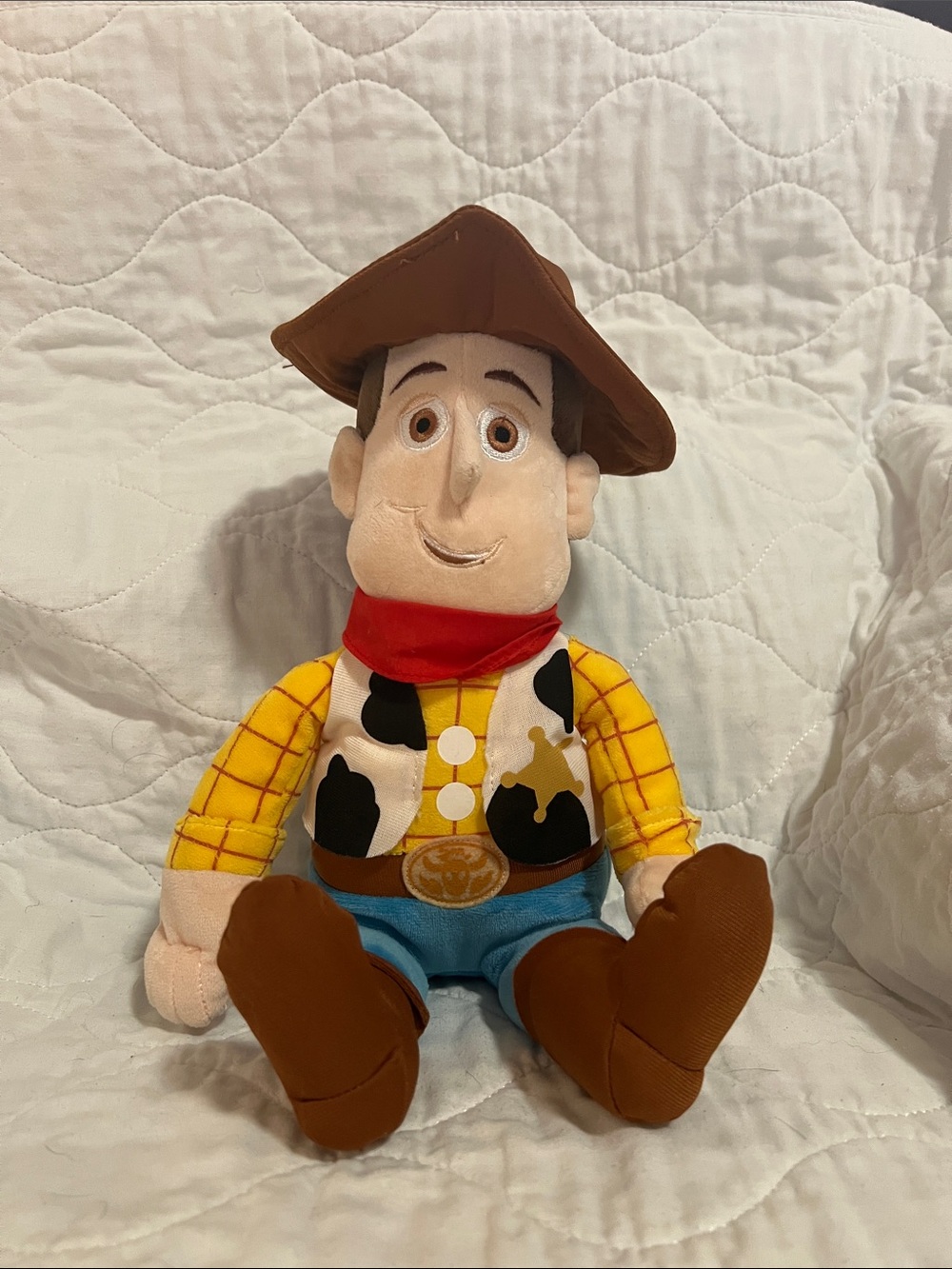 Disney Woody Plush Toy - Brown/Yellow/Red/Blue